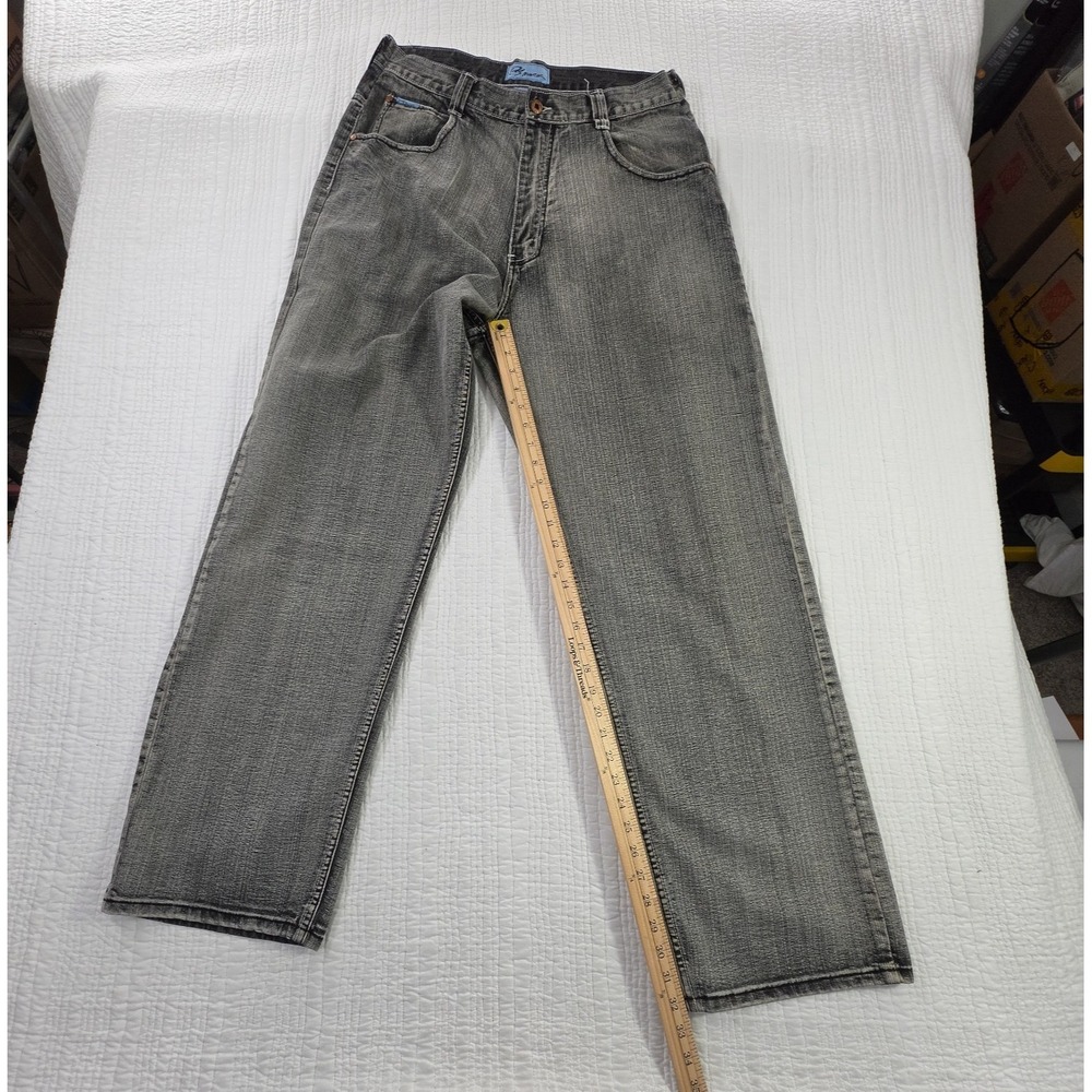 PJ Mark Jeans Men's 34x34 Concrete Wash Relaxed Fit Wide Leg Skater Punk Baggy - Picture 11 of 15